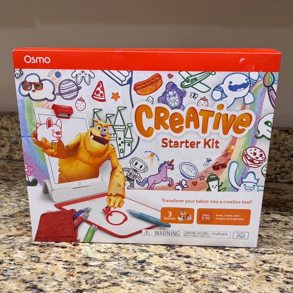 Osmo Creative Starter Kit for Kids - Red and White